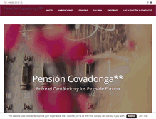 Tablet Screenshot of hotel-covadonga.com